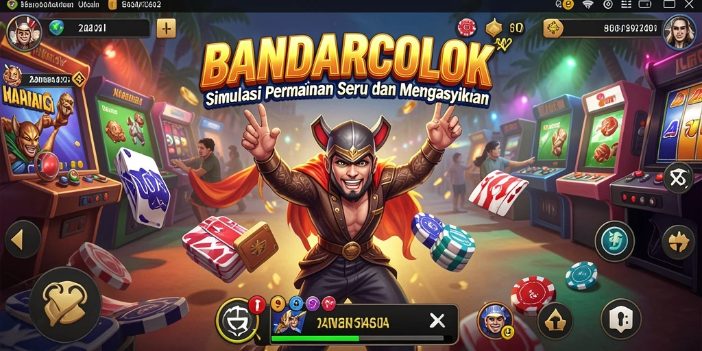 Tampilan gameplay yang menakjubkan dari BANDARCOLOK.