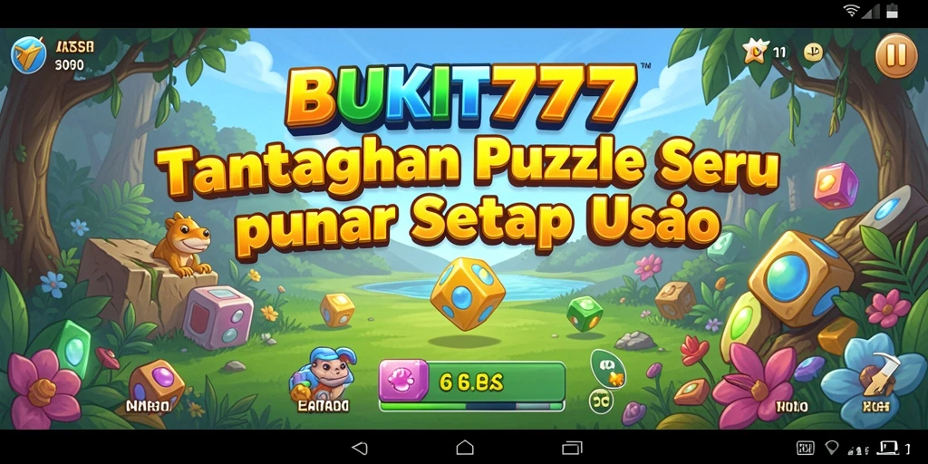 Tampilan gameplay seru dari BUKIT777 dengan tantangan puzzle.