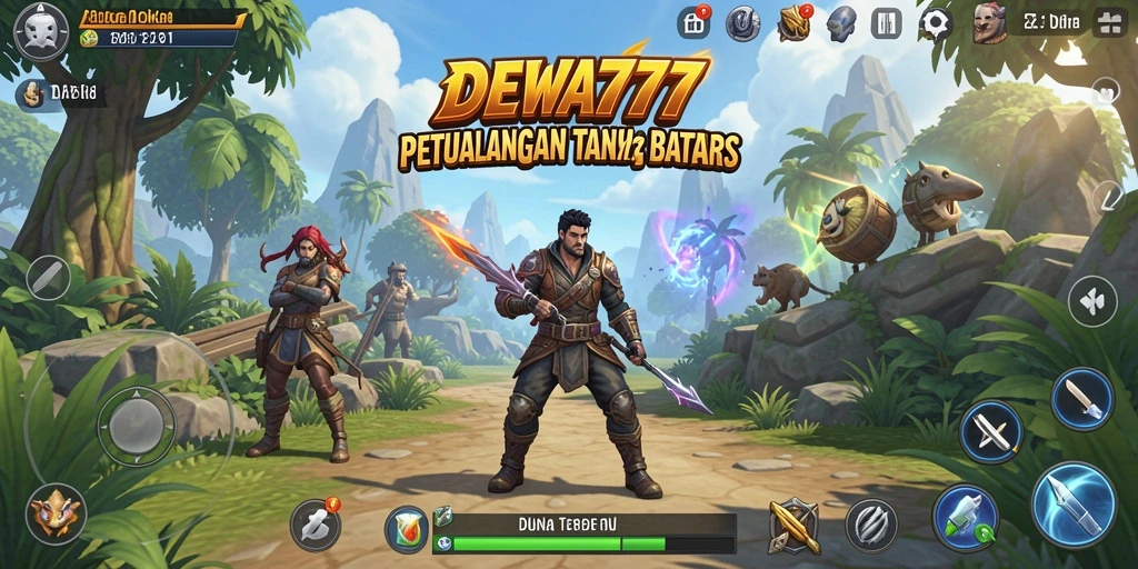 Tangkapan layar gameplay DEWA777 menampilkan ekosistem dunia terbuka yang menakjubkan.