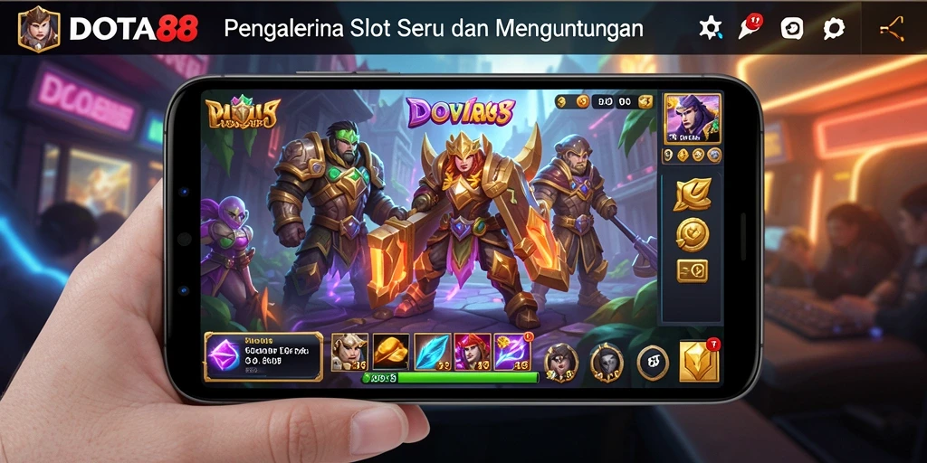 Screenshot gameplay DOTA88 menampilkan keseruan saat bermain slot.
