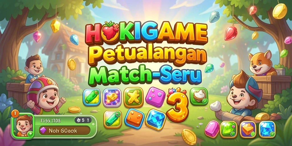 Gameplay HOKIGAME yang menarik dan penuh warna.
