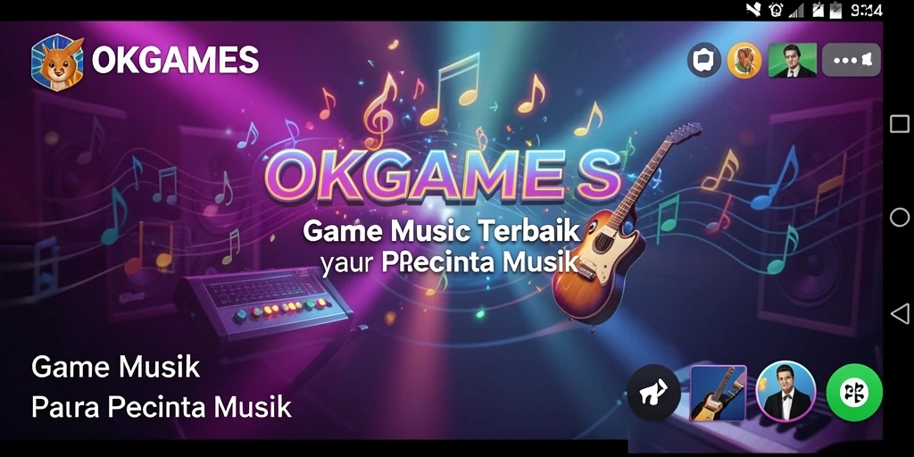 Tampilan menakjubkan dari gameplay OKGAMES yang penuh warna.