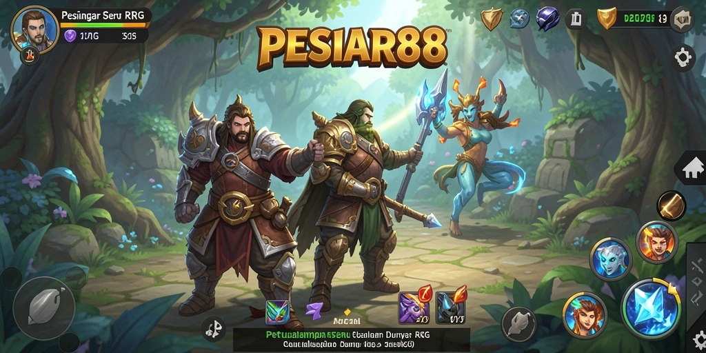 Screenshot utama PESIAR88 dengan gameplay RPG yang memikat.