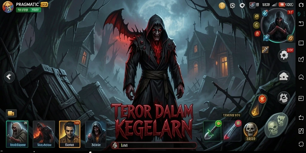 Tangkapan layar menampilkan suasana menegangkan dalam gameplay PRAGMATIC123.