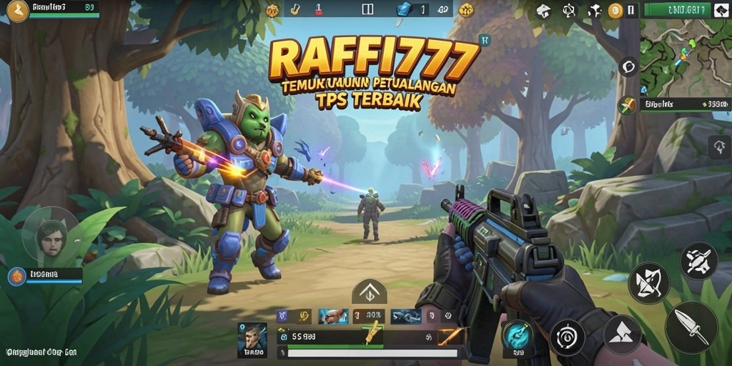 Screenshot utama RAFFI777 menampilkan aksi menegangkan dalam TPS.
