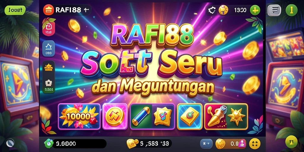 Tampilan menarik dari gameplay slot RAFI88 yang mengasyikkan.