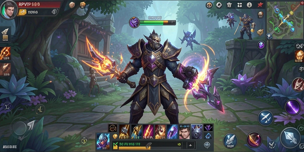 Tampilan gameplay menarik dan dinamis dalam RPVIP8.